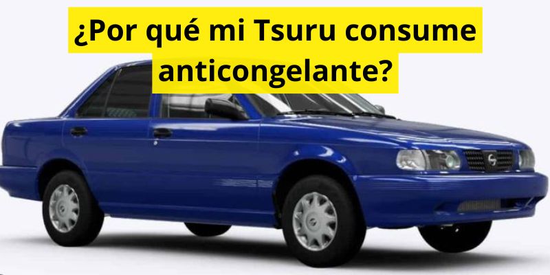 ¿Por qué mi Tsuru consume anticongelante